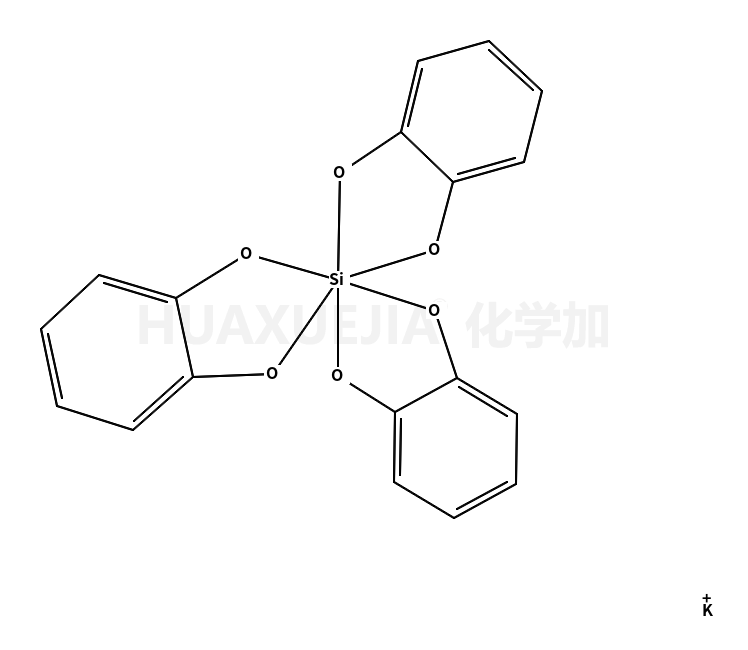 二钾三(1,2-苯二醇酸根-O,O’)硅酸