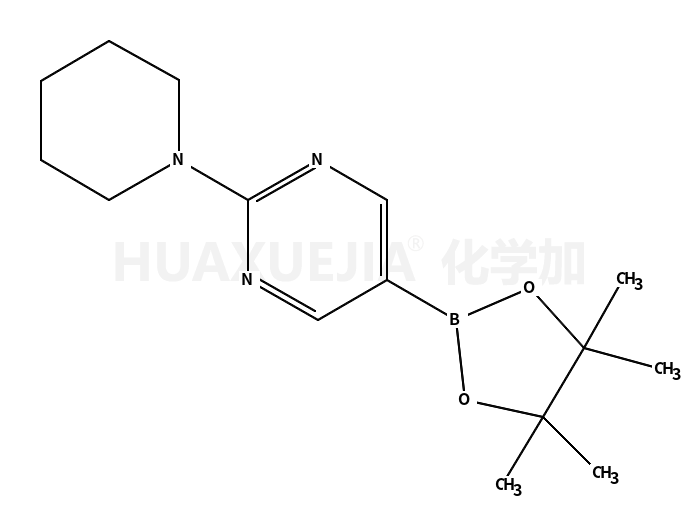 2-(哌啶-1-基)嘧啶-5-硼酸嚬哪醇酯