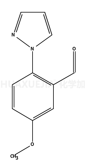 5-甲氧基-2-(1H-吡唑-1-基)苯甲醛