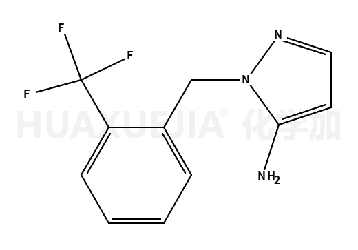 2-[[2-(trifluoromethyl)phenyl]methyl]pyrazol-3-amine