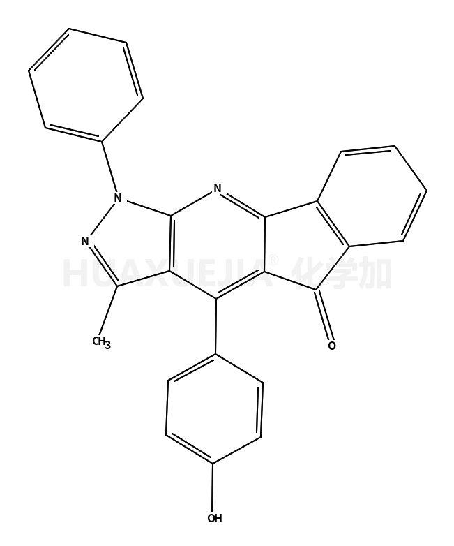 4-(4-羟基苯基)-3-甲基-1-苯基-1H-茚并[1,2-b]吡唑并[4,3-e]吡啶-5-酮