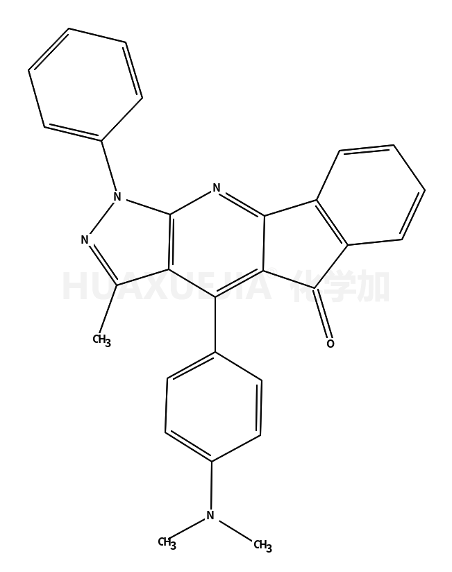 4-(4-二甲基氨基-苯基)-3-甲基-1-苯基-1H-茚并[1,2-b]吡唑并[4,3-e]吡啶-5-酮