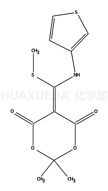 2,2-Dimethyl-5-[(methylsulfanyl)(3-thienylamino)methylene]-1,3-di oxane-4,6-dione