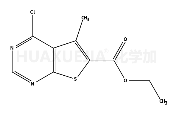 4-氯-5-甲基噻吩并[2,3-d]嘧啶-6-羧酸乙酯