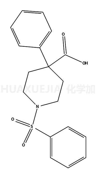 4-苯基-1-(苯磺酰基)哌啶-4-羧酸