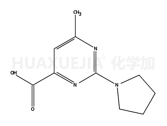 6-methyl-2-pyrrolidin-1-yl-pyrimidine-4-carboxylic acid