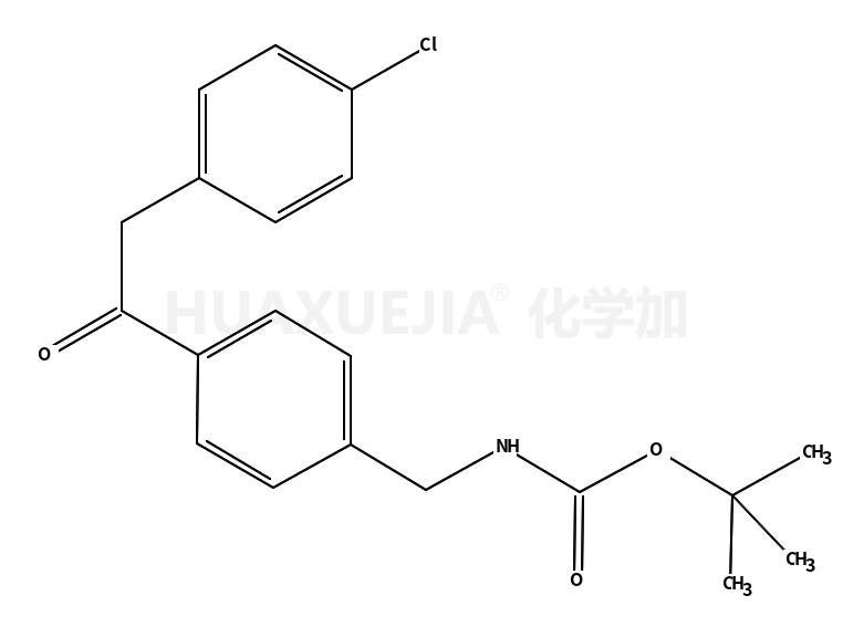 tert-butyl 4-(2-(4-chlorophenyl)acetyl)benzylcarbamate