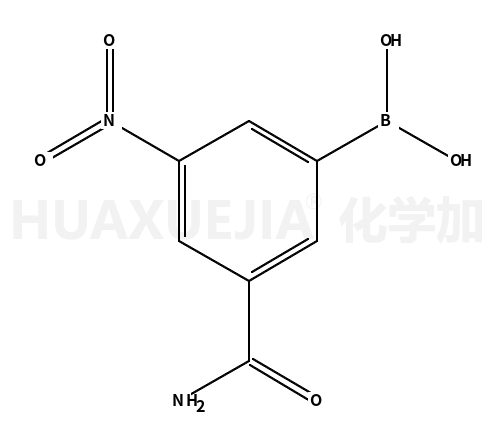 3-甲酰氨-5-硝基苯基硼酸