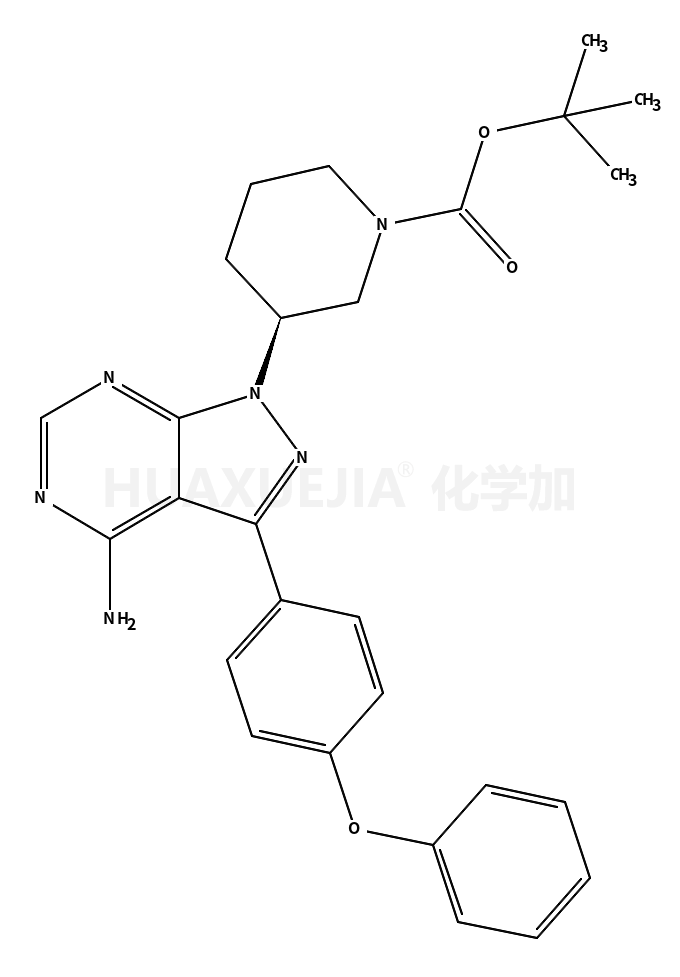 (R)-叔丁基3-(4-氨基-3-(4-氨基-3-(4-苯氧基苯基)-1H-吡唑并[3,4-d]嘧啶-1-基)哌啶-1-甲酸叔丁酯