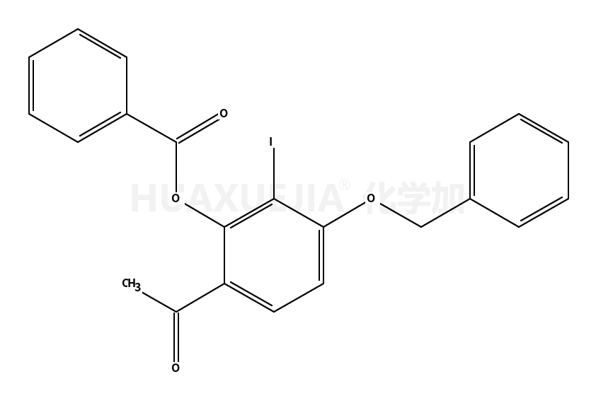 3-Jod-4-O-benzyl-resacetophenon-benzoat