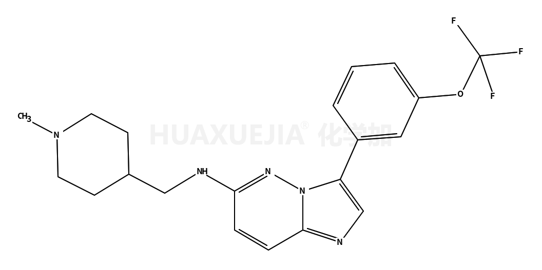 N-[(1-甲基-4-哌啶基)甲基]-3-[3-(三氟甲氧基)苯基]咪唑并[1,2-b]吡嗪-6-胺