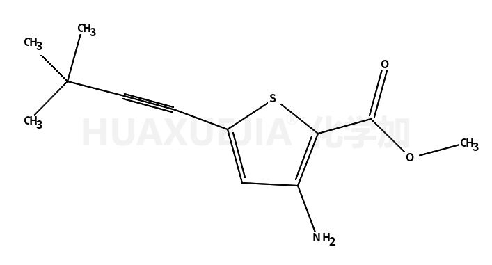 3-amino-5-(3,3-dimethyl-but-1-ynyl)-thiophene-2-carboxylic acid methyl ester