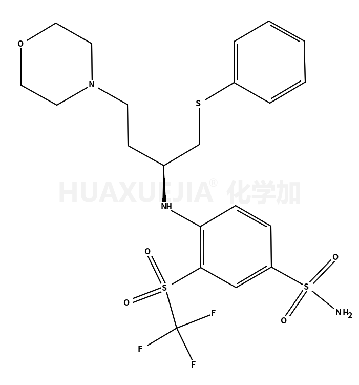 4-[[(1R)-3-(4-吗啉)-1-[(苯基硫代)甲基]丙基]氨基]-3-[(三氟甲基)磺酰基]苯磺酰胺