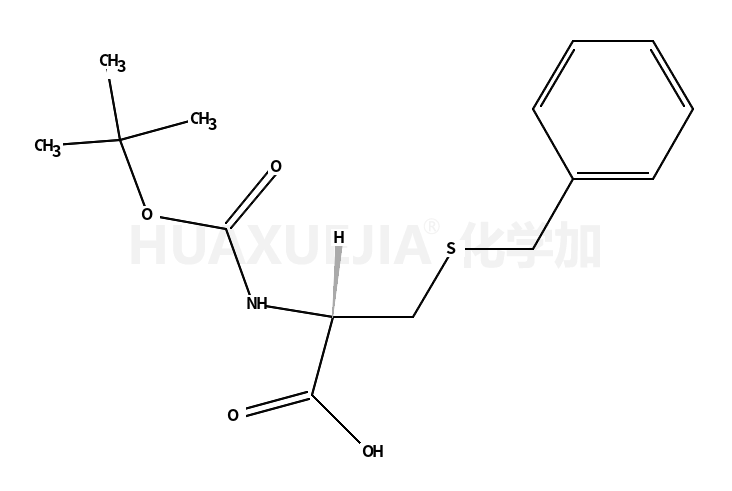 N-(叔丁氧羰基)-S-(苯基甲基)-D-半胱氨酸