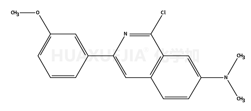 1-氯-3-(3-甲氧基苯基)-N,N-二甲基-7-异喹啉胺