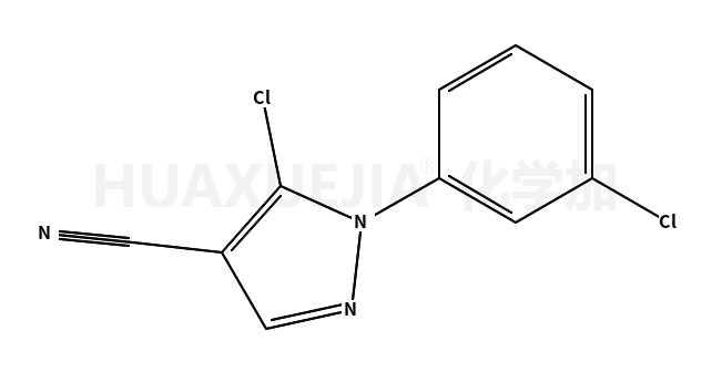 5-氯-1-(3-氯苯基)-1H-吡唑-4-甲腈