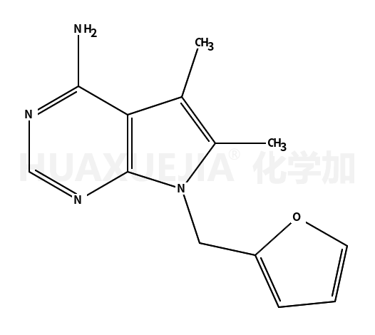 7-(2-呋喃基甲基)-5,6-二甲基-7h-吡咯并[2,3-d]嘧啶-4-胺