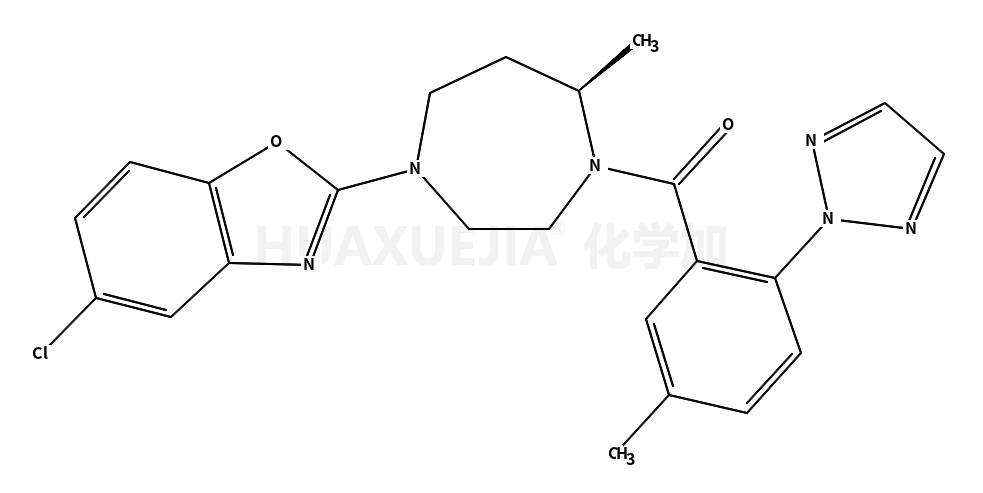 5-氯-2-[(5S)-5-甲基-4-[5-甲基-2-(2H-1,2,3-三唑-2-基)苯甲酰基]-1,4-二氮杂环庚烷-1-基]-1,3-苯并恶唑