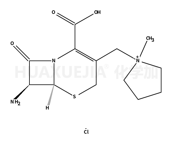 1-[[(6R,7R)-7-氨基-2-羧基-8-氧代-5-硫杂-1-氮杂双环[4.2.0]辛-2-烯-3-基]甲基]-1-甲基吡咯烷鎓氯化物