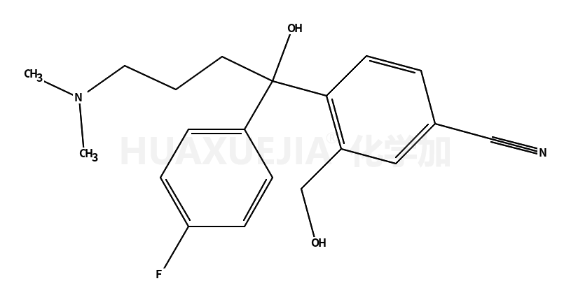 4-(4-二甲胺基-1-對氟苯基-1-羥基丁基)-3-(羥甲基)苯腈