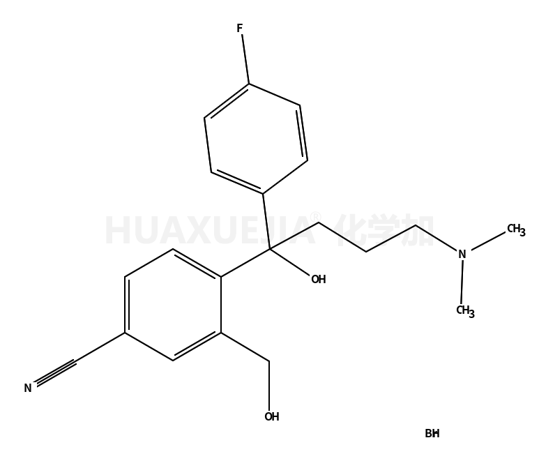 4-[4-(二甲氨基)-1-(4-氟苯基)-1-羥丁基]-3-羥甲基苯腈氫溴酸鹽