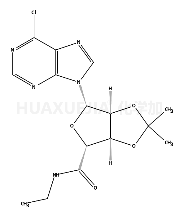 (3aS,4S,6R,6aR)-6-(6-Chloro-9H-purin-9-yl)-N-ethyl-2,2-dimethyltetrahydrofuro[3,4-d][1,3]dioxole-4-carboxamide