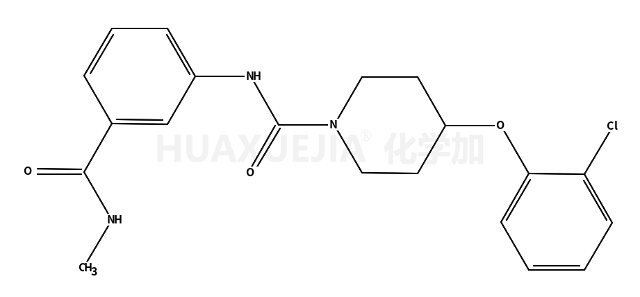 4-(2-氯苯氧基)-N-[3-[(甲基氨基)羰基]苯基]-1-哌啶甲酰胺