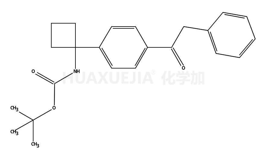 1-(4-(2-苯基乙酰基)苯基)环丁基氨基甲酸叔丁酯