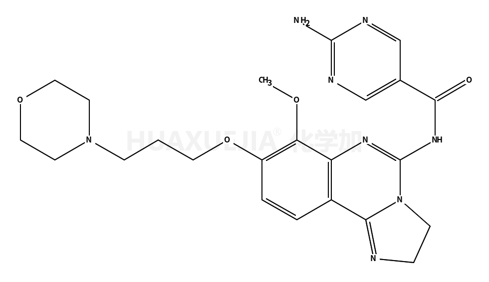 2-amino-N-[7-methoxy-8-(3-morpholinopropoxy)-2,3-dihydroimidazo[1 ,2-c]quinazolin-5-yl]pyrimidine-5-carboxamide