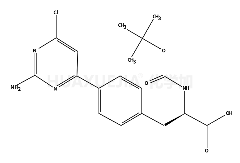 (S)-3-(4-(2-amino-6-chloropyrimidin-4-yl)phenyl)-2-((tert-butoxycarbonyl)amino)propanoic acid