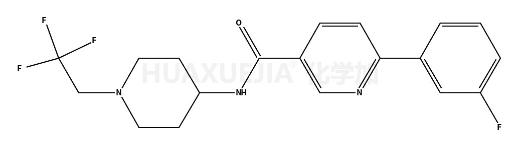6-(3-氟苯基)-N-[1-(2,2,2-三氟乙基)-4-哌啶基]-3-吡啶羧酰胺