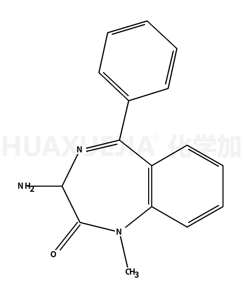 3-Amino-1-methyl-5-phenyl-1,3-dihydro-2H-1,4-benzodiazepin-2-one