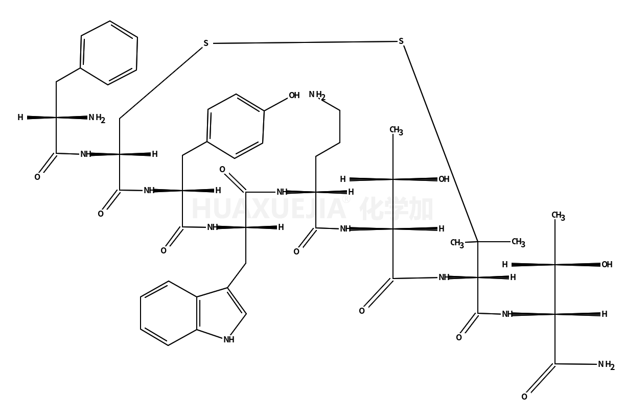 D-PHE-CYS-TYR-D-TRP-ORN-THR-PEN-THR-NH2