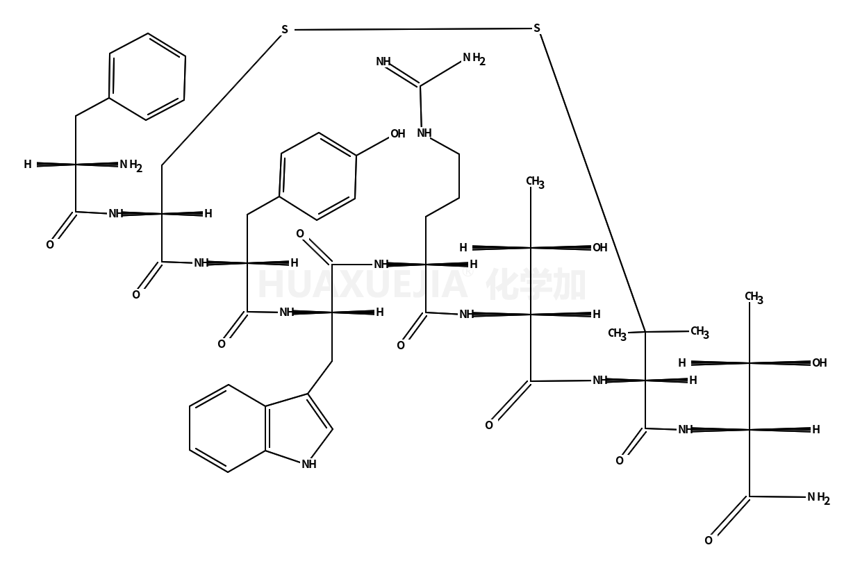 D-PHE-CYS-TYR-D-TRP-ARG-THR-PEN-THR-NH2(DISULFIDE BRIDGE:CYS2-PEN7)