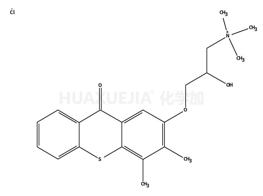 (3-(3,4-二甲基-9-氧-9H-硫杂环-2-基氧基)-2-OH-丙基)三氨基氯