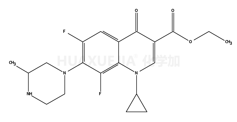 1-环丙基-6,8-二氟-7-(3-甲基哌嗪-1-基)-4-氧代-1,4-二氢喹啉-3-羧酸乙酯