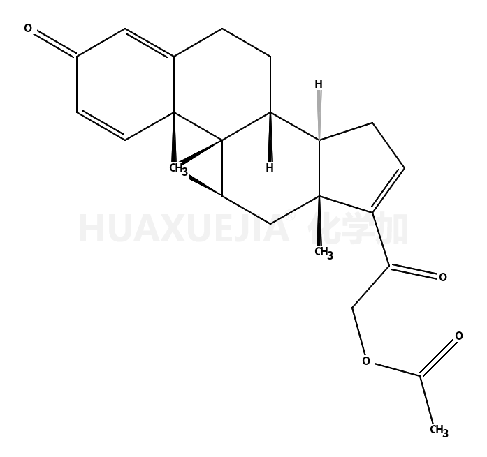 9β,11β-epoxy-21-hydroxypregna-1,4,16-triene-3,20-dione 21-acetate