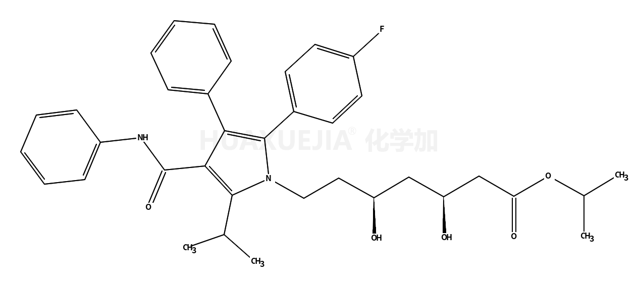 (3R,5R)-isopropyl 7-[2-(4-fluorophenyl)-5-(1-methylethyl)-3-phenyl-4-[(phenylamino)carbonyl]-1H-pyrrol-1-yl]-3,5-dihydroxyheptanoate