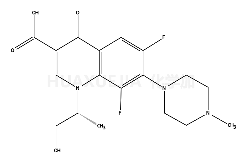 (S)-6,8-difluoro-1-(1-hydroxypropan-2-yl)-7-(4-methylpiperazin-1-yl)-4-oxo-1,4-dihydroquinoline-3-carboxylic acid