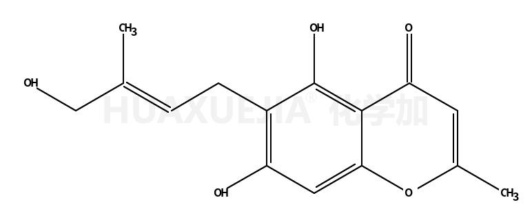 (Z)-5,7-dihydroxy-6-(4-hydroxy-3-methylbut-2-en-1-yl)-2-methyl-4H-chromen-4-one