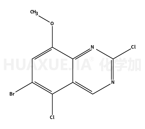 Quinazoline, 6-​bromo-​2,​5-​dichloro-​8-​methoxy-