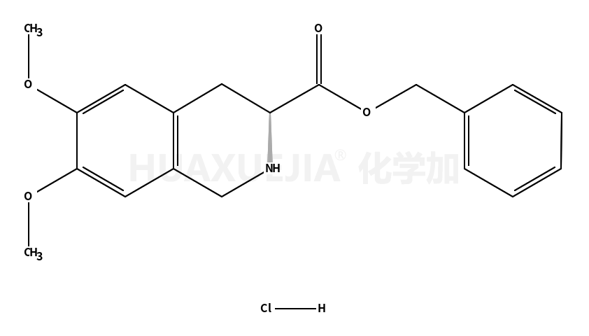 1,2,3,4-四氢-6,7-二甲氧基异喹啉-3-羧酸苄酯盐酸盐