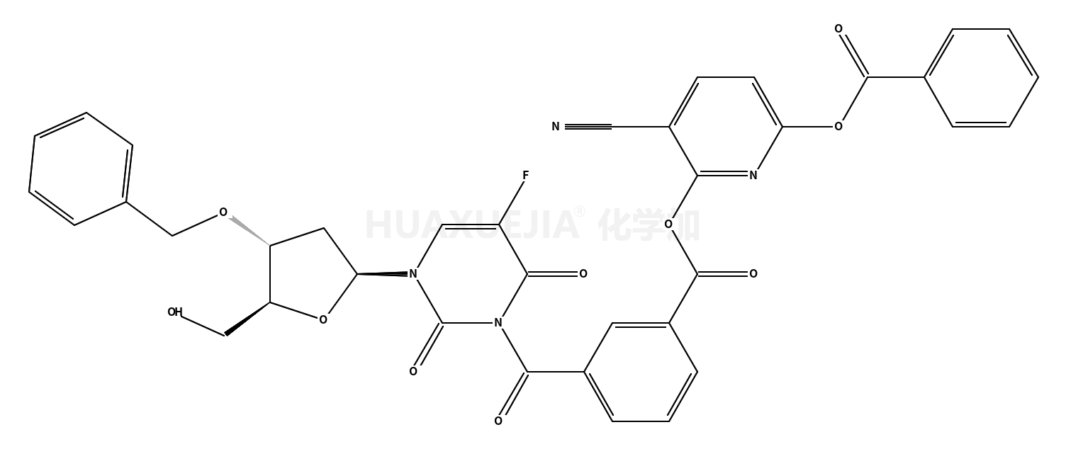 (6-benzoyloxy-3-cyanopyridin-2-yl) 3-[5-fluoro-3-[(2R,4S,5R)-5-(hydroxymethyl)-4-phenylmethoxyoxolan-2-yl]-2,6-dioxopyrimidine-1-carbonyl]benzoate