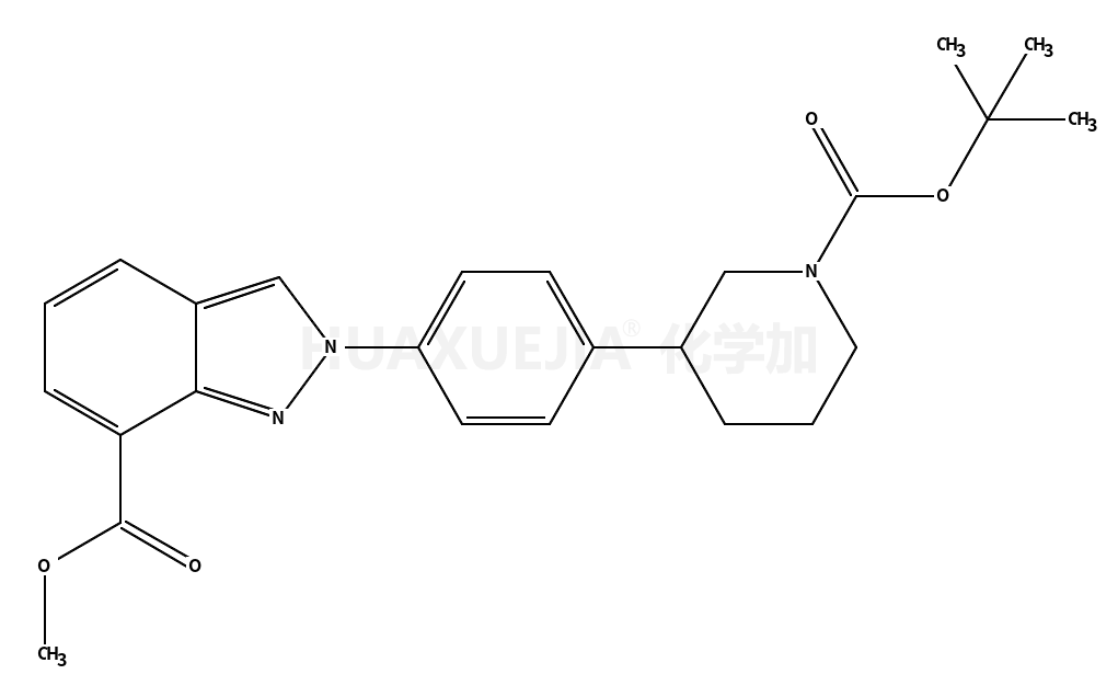methyl 2-{4-[1-(tert-butoxycarbonyl)piperidin-3-yl]phenyl}-2H-indazole-7-carboxylate