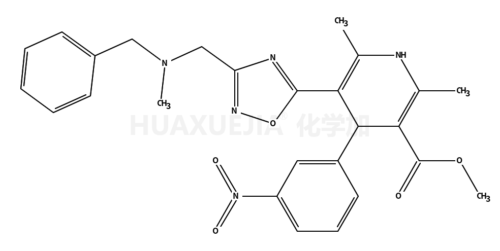 methyl (5E)-5-[3-[[benzyl(methyl)amino]methyl]-2H-1,2,4-oxadiazol-5-ylidene]-2,6-dimethyl-4-(3-nitrophenyl)-4H-pyridine-3-carboxylate