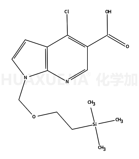 4-氯-1-[[2-(三甲基甲硅烷基)乙氧基]甲基]-1H-吡咯并[2,3-b]吡啶-5-羧酸