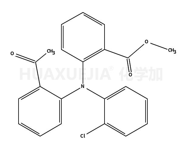 2-<(2-Acetylphenyl)(2-chlorphenyl)amino>benzoesaeure-methylester
