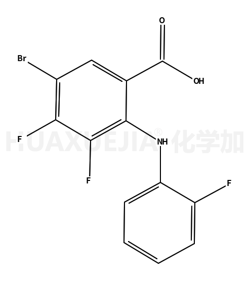 5-bromo-3,4-difluoro-2-(2-fluoroanilino)benzoic acid