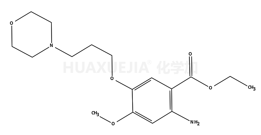 ethyl 2-amino-4-methoxy-5-(3-morpholin-4-ylpropoxy)benzoate