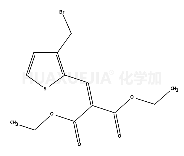 2-((3-(溴甲基)噻吩-2-基)亚甲基)丙二酸二乙酯